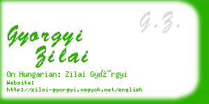 gyorgyi zilai business card